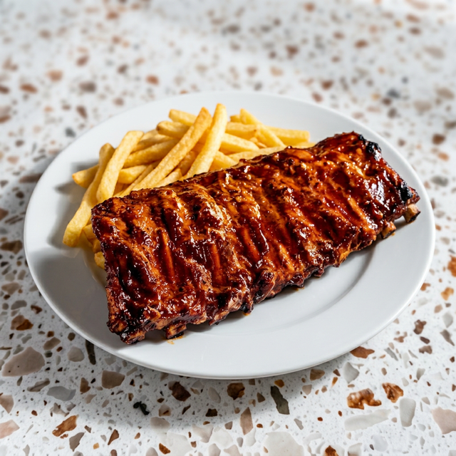 Giant BBQ Ribs.