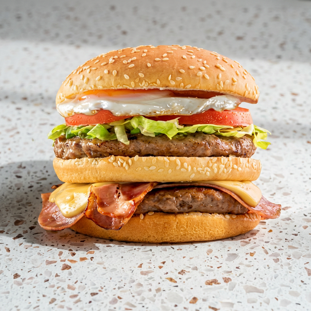 Manolo Mega Burger.