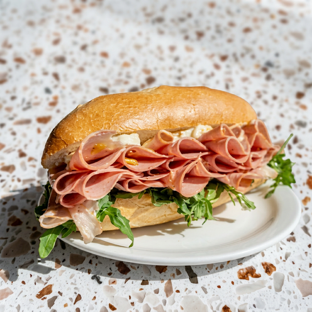 Mortadella Super Manolo Sandwich