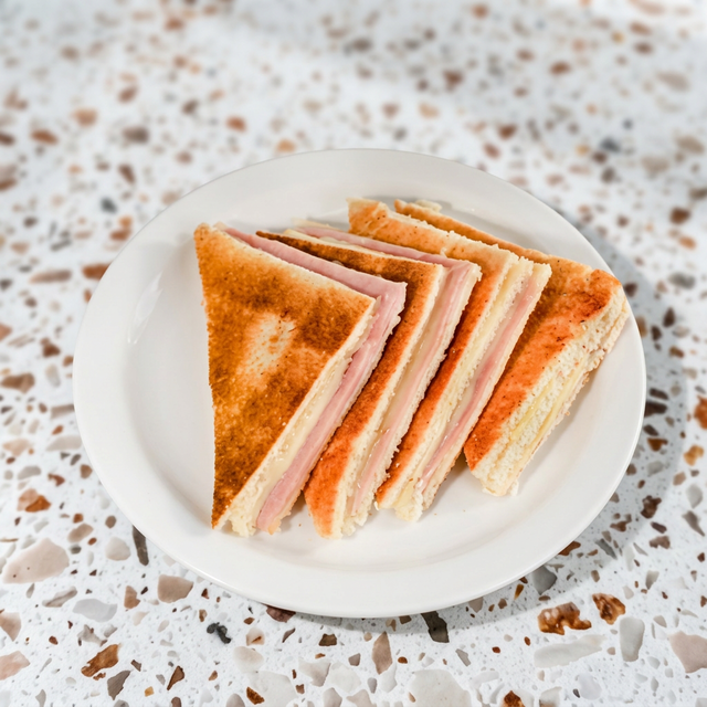 Ham & Cheese Tostado.